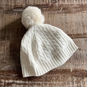 Janie and Jack Girls KNIT POM BEANIE size 4 to 5